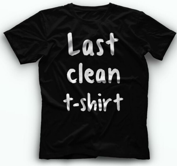 majica last clean tshirt kratki rukav crna