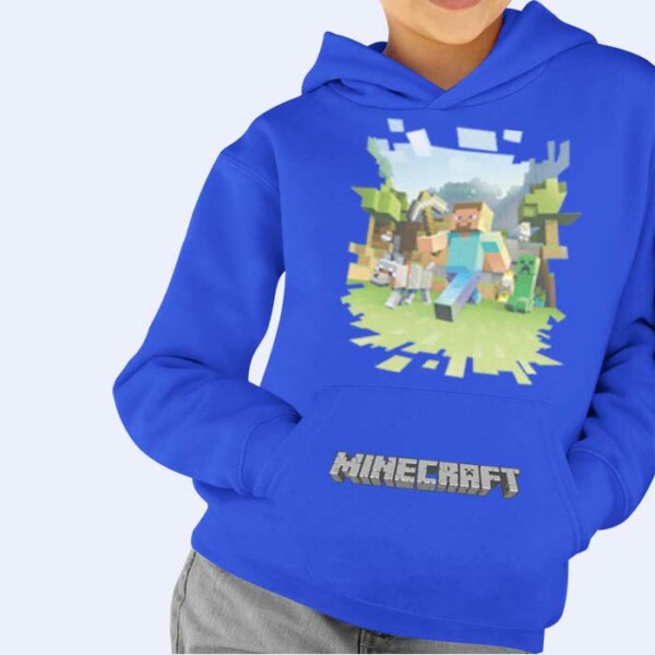 Minecraft Steve dječja hoodica