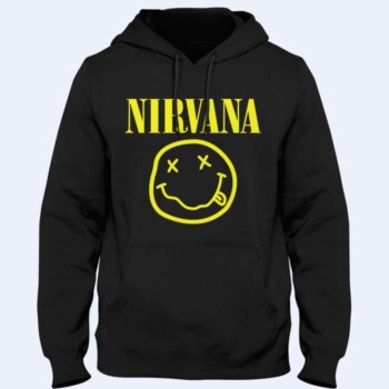 Nirvana smiley hoodica sprijeda