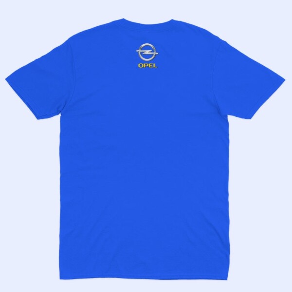 opel logo boja muska majica ledja royal plava