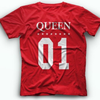 majica queen kratki rukav crvena