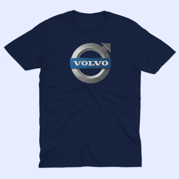 volvo logo boja muska majica navy plava