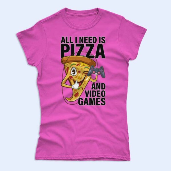 pizza_games_zenska_majica_fuchsia