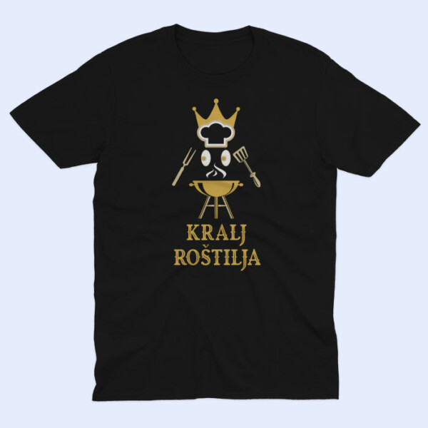 kralj_rostilja_unisex_kratki_crna