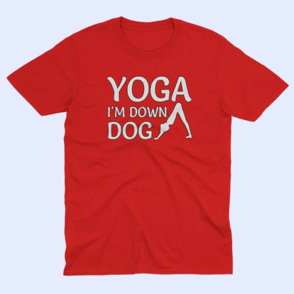 yoga_dog_unisex_kratki_crvena